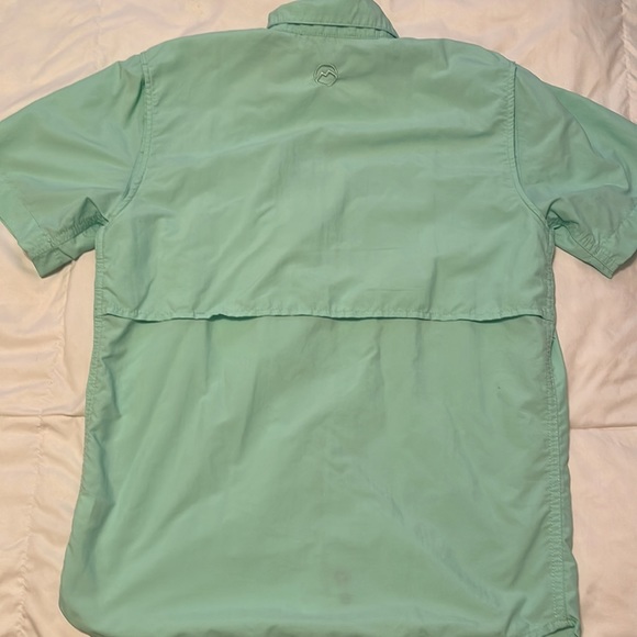 Lot of 2 fishing button down shirts both fit boy 10/12 - Picture 4 of 7